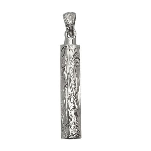Sterling Silver Hand Carved Hawaiian Cremation Ash Holder