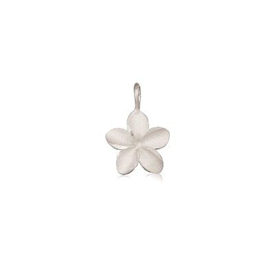 Sterling Silver Hawaiian Plumeria Mini Charm