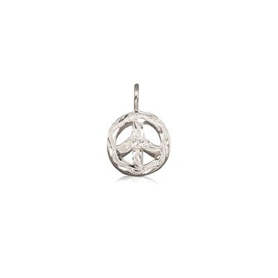 Sterling Silver Hawaiian Peace Sign Mini Charm