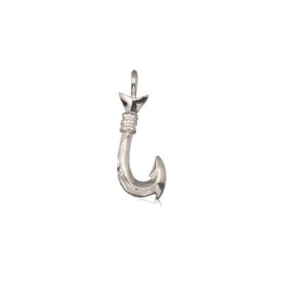 Sterling Silver Hawaiian Fish Hook Mini Charm