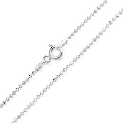 Sterling Silver Bead Chain