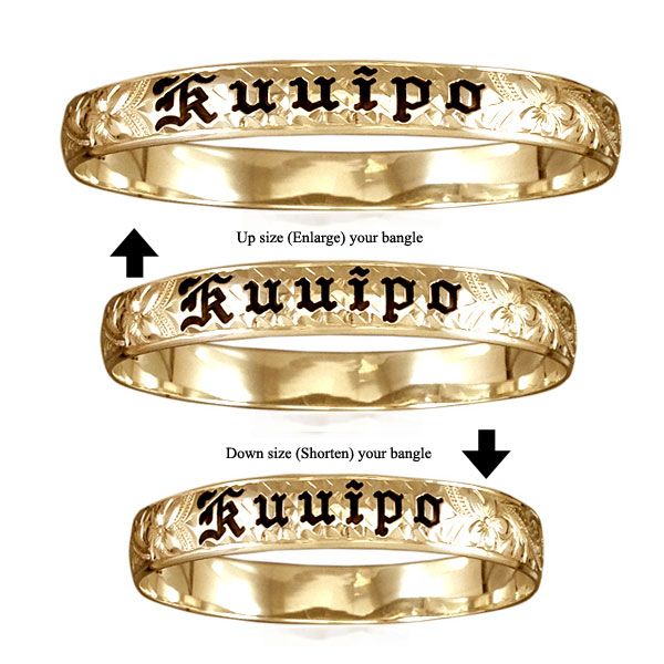 Resizing 14KT Gold Bangle Service.