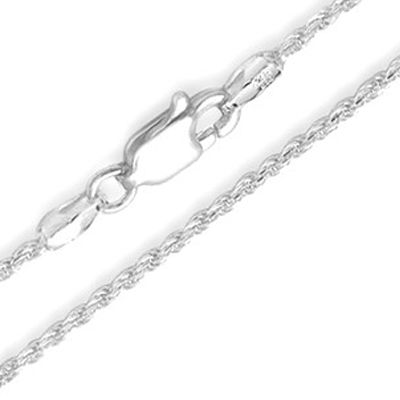 Sterling Silver 2.5MM Rope Chain