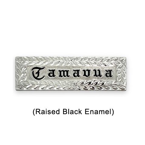 Sterling silver discount name plates