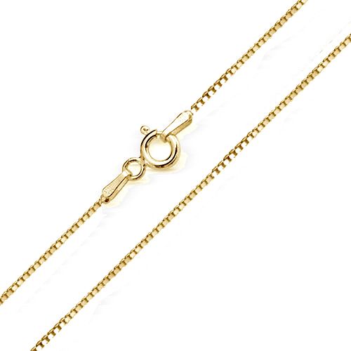 14K Yellow Gold Box Chain